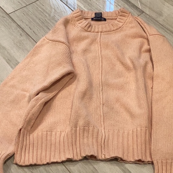 Peach Knit Sweater - Picture 1 of 3